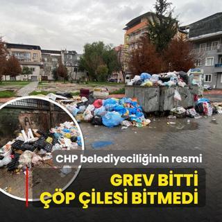 CHP belediyecili�inin resmi! Grev bitti, ��p �ilesi bitmedi