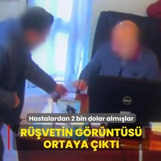 Hastanede r��vetin g�r�nt�s� ortaya ��kt�... Teknik takiple yakalanm��lar