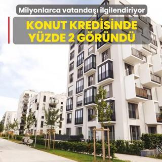 Konut kredisinde y�zde 2 g�r�nd�