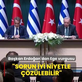 Ba�bakan Mi�otakis Ankara'da! Ba�kan Erdo�an: Ege sorunu iyi niyetle ��z�lebilir