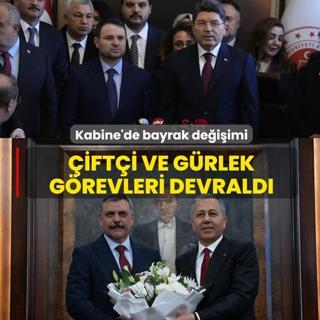 Kabine'de bayrak de�i�imi: �ift�i ve G�rlek g�revleri devrald�