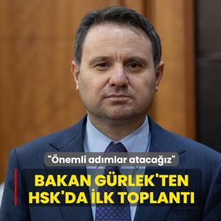 Adalet Bakan� G�rlek'ten HSK'da ilk toplant�: �nemli ad�mlar ataca��z