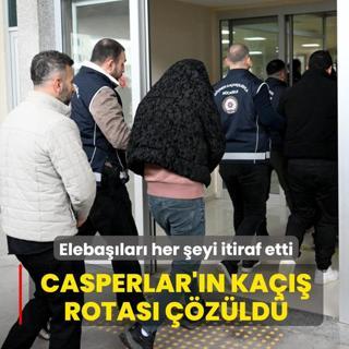 Casperlar'�n ka��� rotas� ��z�ld�: Eleba��lar� her �eyi itiraf etti