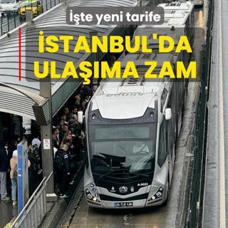�stanbul'da toplu ta��maya y�zde 20 zam yap�ld�
