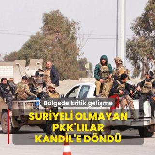 Suriyeli olmayan PKK'l�lar Kandil'e d�nd�