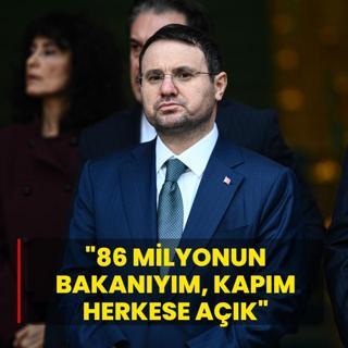 Adalet Bakan� G�rlek: 86 milyonun bakan�y�m, kap�m herkese a��k
