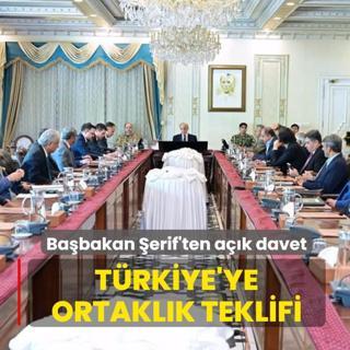Stratejik ad�m geldi! Ba�bakan �erif: T�rkiye ile b�y�k rol �stlenebiliriz