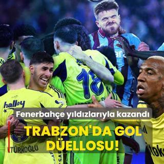 Trabzon'da gol d�ellosu! Fenerbah�e y�ld�zlar�yla kazand�