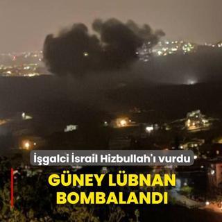 ��galci �srail Hizbullah'� vurdu! G�ney L�bnan bombaland�