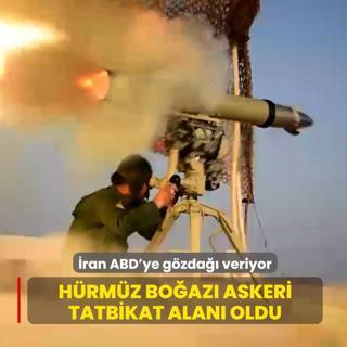�ran ABD'ye g�zda�� veriyor! H�rm�z Bo�az� askeri tatbikat alan� oldu