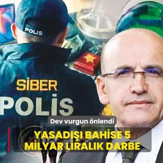 Yasad��� bahise 5 milyar liral�k darbe