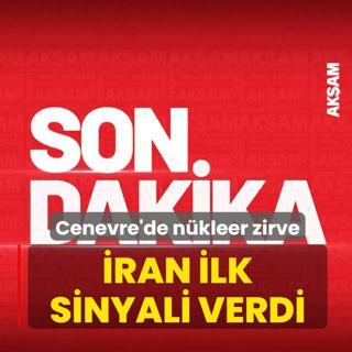 Cenevre'de n�kleer zirve! �ran ilk sinyali verdi