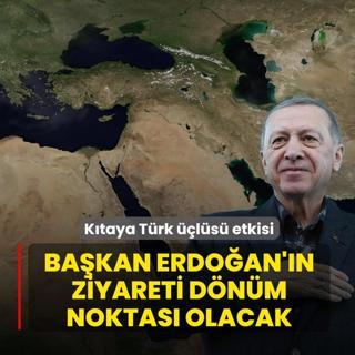 K�taya T�rk ��l�s� etkisi! Ba�kan Erdo�an'�n ziyareti d�n�m noktas� olacak