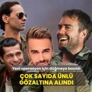 Yeni operasyon i�in d��meye bas�ld�! �ok say�da �nl� g�zalt�na al�nd�