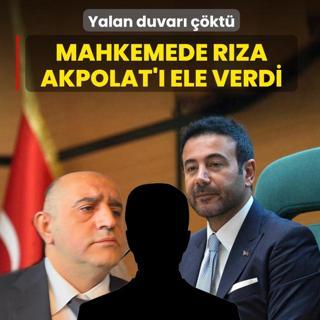 Yalan duvar� ��kt�! Mahkemede R�za Akpolat'� ele verdi