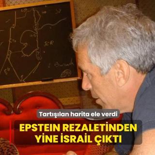 Rezaletin i�inden yine �srail ��kt�... Tart���lan harita ele verdi