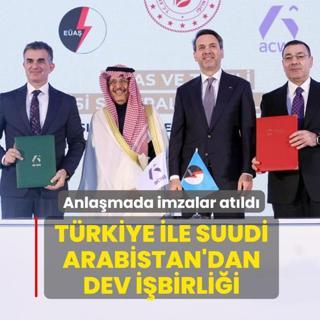 Anla�mada imzalar at�ld�! T�rkiye ile Suudi Arabistan'dan dev i�birli�i