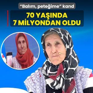  Bal�m, pete�ime  kand�� 70 ya��nda 7 milyon liras�ndan oldu