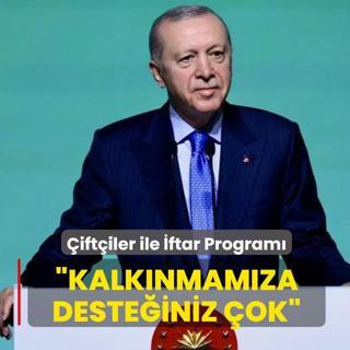 �ift�iler ile �ftar Program�! Ba�kan Erdo�an: �lkenin kalk�nmas�na deste�iniz �ok
