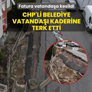 Fatura vatanda�a kesildi: CHP'li belediye vatanda�� kaderine terk etti