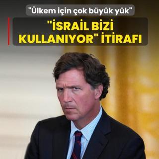 ��srail bizi kullan�yor� itiraf�: �lkem i�in b�y�k bir y�k