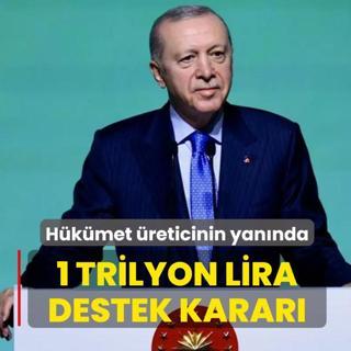 Muhalefete 'tar�m deste�i' tepkisi! Ba�kan Erdo�an: 1 trilyon liraya varan devasa bir rakamla �reticimizi destekleyece�iz