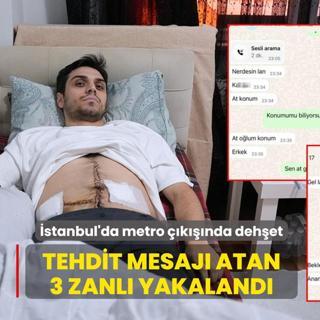 �stanbul'da metro ��k���nda deh�et! Tehdit mesaj� atan 3 zanl� yakaland�