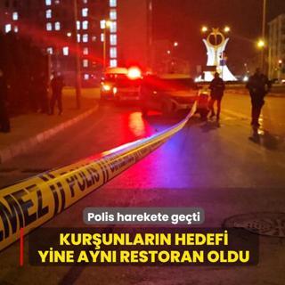 Polis harekete ge�ti! Kur�unlar�n hedefi yine ayn� restoran oldu