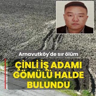 Arnavutk�y'de s�r �l�m: �inli i� adam� topra�a g�m�l� halde bulundu