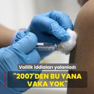  2007'den bu yana vaka yok 