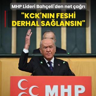 MHP Lideri Bah�eli'den net �a�r�: KCK'n�n feshi derhal sa�lanmal�