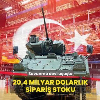 Savunma devi u�u�ta: 20,4 milyar dolarl�k sipari� stoku