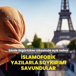 S�zde �zg�rl�kler �lkesinde nefret dalgas�: �slamofobik yaz�larla soyk�r�m� savundular