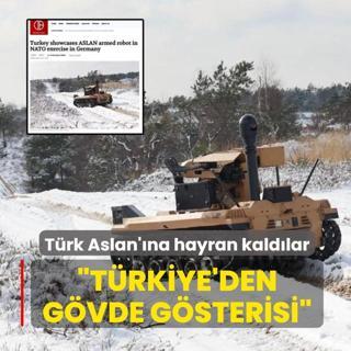 T�rk Aslan'�na hayran kald�lar: T�rkiye'den g�vde g�sterisi