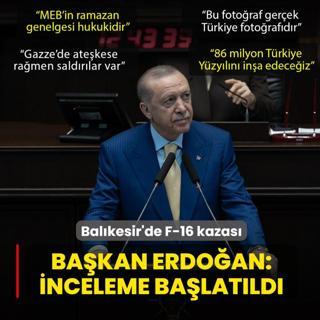 Bal�kesir'de F-16 kazas�! Ba�kan Erdo�an: �nceleme ve soru�turmalar ba�lat�ld�