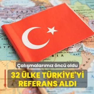 �al��malar�m�z �nc� oldu: 32 �lke T�rkiye'yi referans ald�