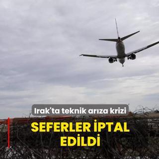 Irak, Ba�dat Havaliman�'n�n ge�ici kapat�ld���n� a��klad�