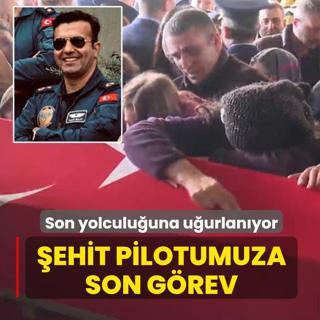 �ehit pilotumuza son g�rev... Son yolculu�una u�urlan�yor