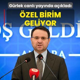 �zel birim geliyor! Bakan G�rlek canl� yay�nda a��klad�