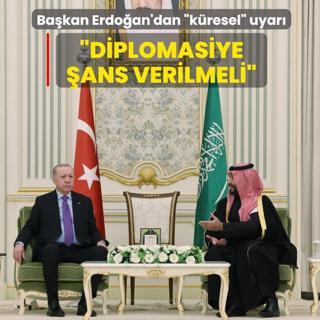 Ba�kan Erdo�an, Prens Selman ile g�r��t�