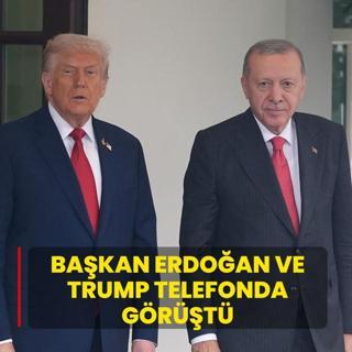 Ba�kan Erdo�an ve Trump telefonda g�r��t�
