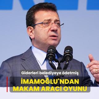 �mamo�lu'ndan makam arac� oyunu... Giderleri belediyeye �detmi�