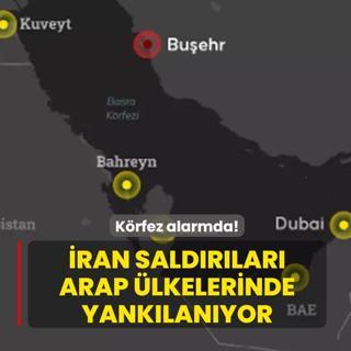 K�rfez alarmda! �ran'�n hedef ald��� Arap �lkelerinde patlama sesleri duyuluyor