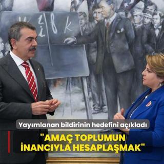 �Ama� toplumun inanc�yla hesapla�mak�