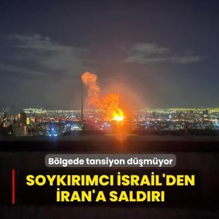 B�lgede tansiyon d��m�yor... Soyk�r�mc� �srail'den �ran'a sald�r�