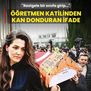 ��retmen katilinden kan donduran savunma: Rastgele bir s�n�fa girip...