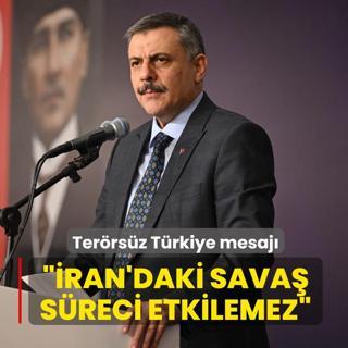 Bakan �ift�i'den Ter�rs�z T�rkiye mesaj�: �ran'daki sava� s�reci etkilemez