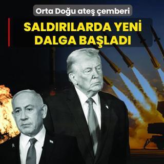 Orta Do�u ate� �emberi! Sald�r�larda yeni dalga ba�lad�