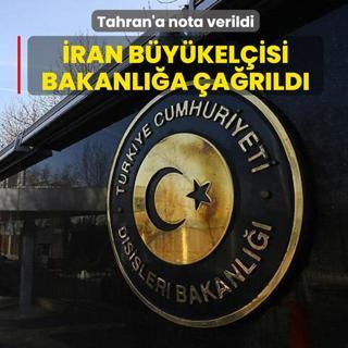 Tahran'a nota verildi! �ran B�y�kel�isi D��i�leri Bakanl���'na �a�r�ld�