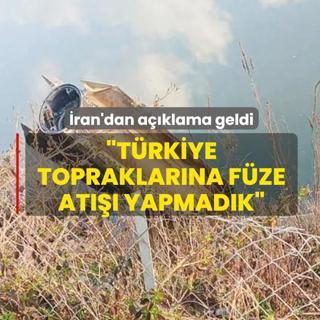 �ran'dan a��klama geldi: T�rkiye topraklar�na f�ze at��� yapmad�k